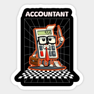 Funny Accountant Sticker